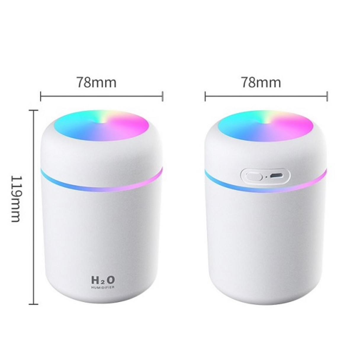 Humidificador LED – Aire Fresco y Ambiente Relajante en un Solo Dispositivo