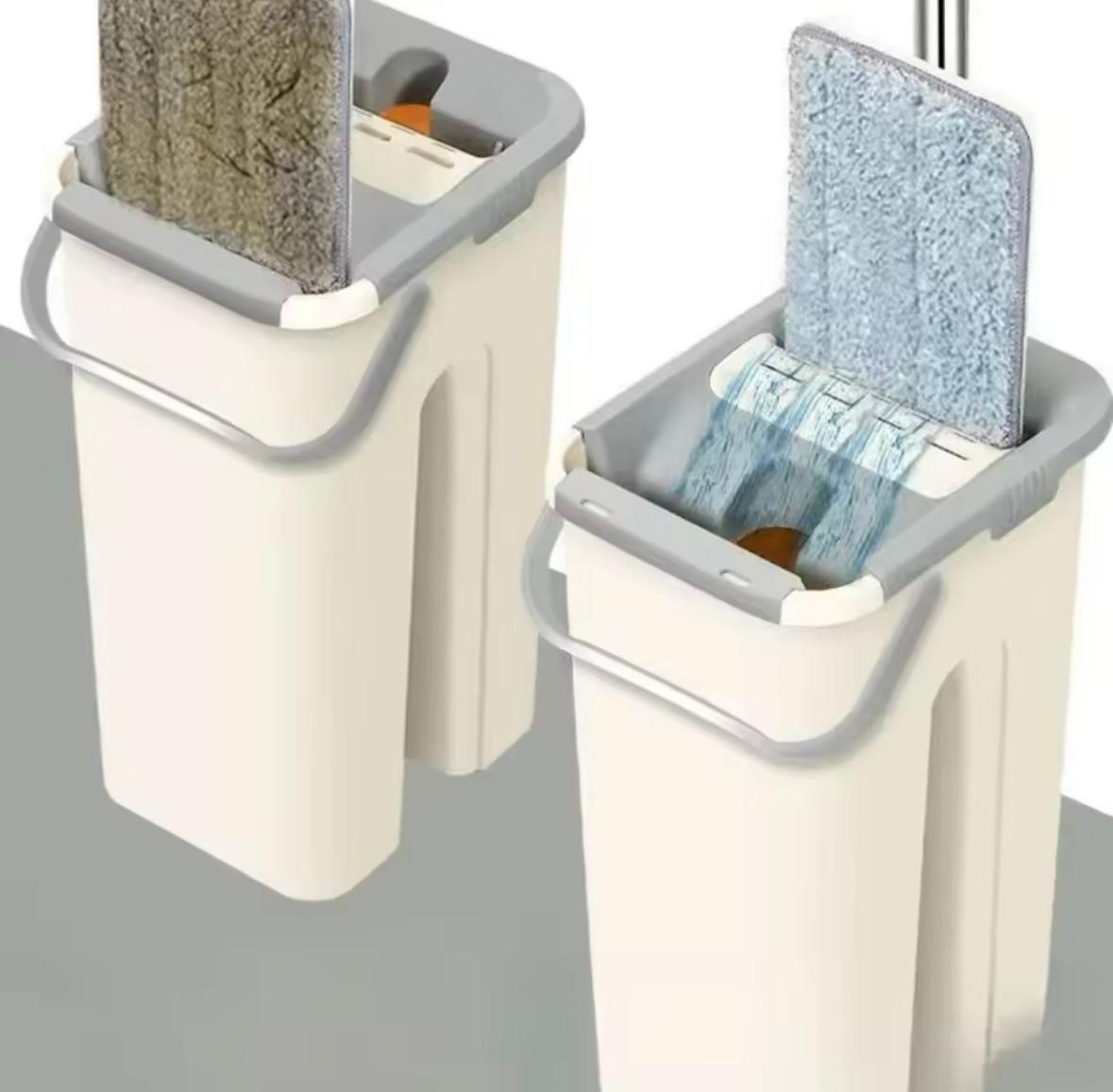 Mopa con Cubo Escurridor – Limpieza sin esfuerzo y sin ensuciarte las manos