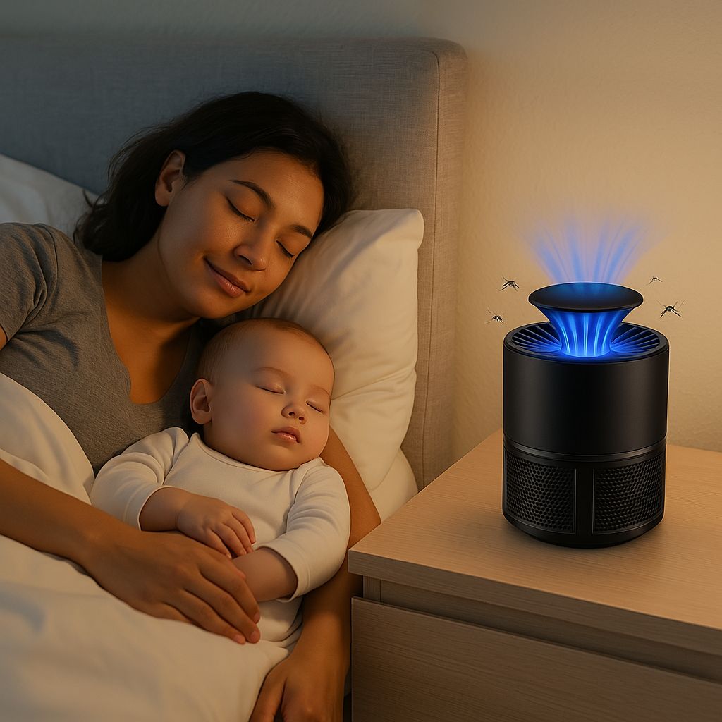 Lámpara Anti-Mosquitos – Protección Silenciosa y Eficiente