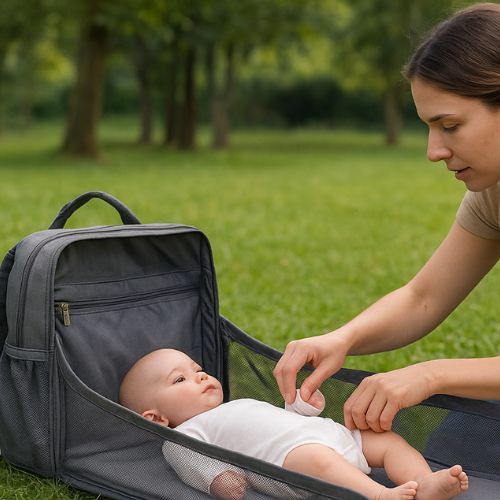 Mochila Cambiador Bebés Multifunción