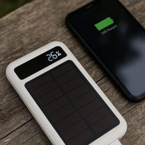 Batería externa solar