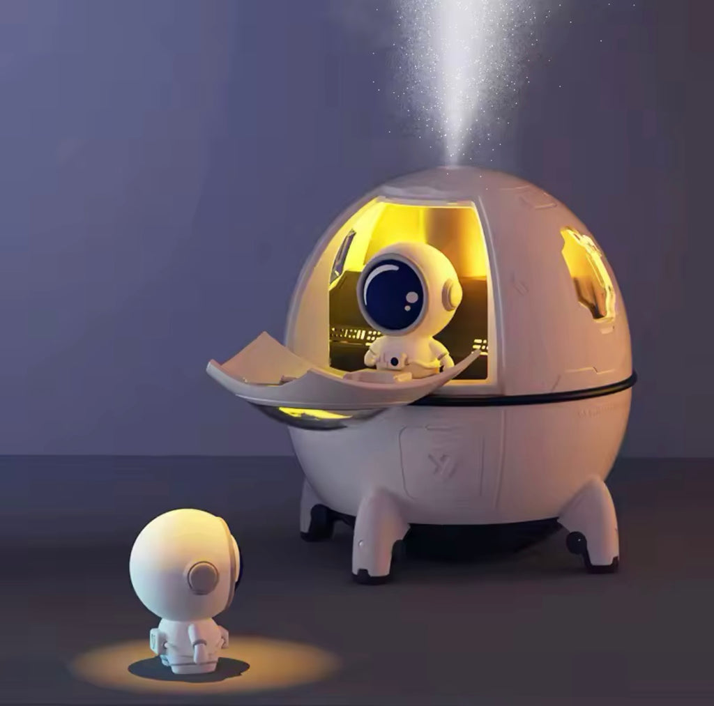 Humidificador Nave Astronauta USB – Aromaterapia y Diseño Futurista