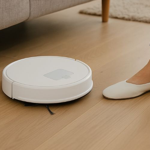 Mini Robot Aspiradora 3 en 1 – Barre, Aspira y Pasa la Mopa Sin Esfuerzo