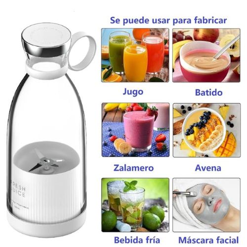 Batidora Portátil – Mezcla donde quieras, sin esfuerzo