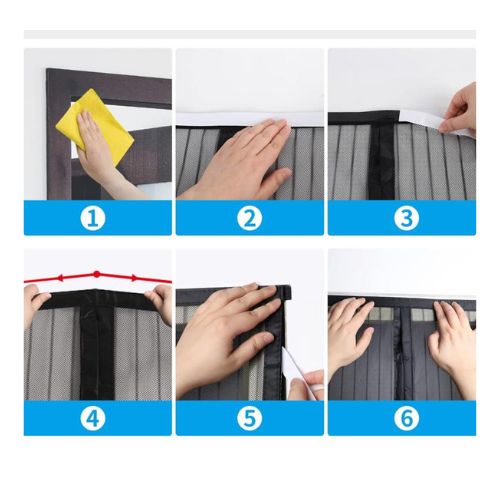 Cortina Mosquitera Magnética – Protege tu hogar sin esfuerzo