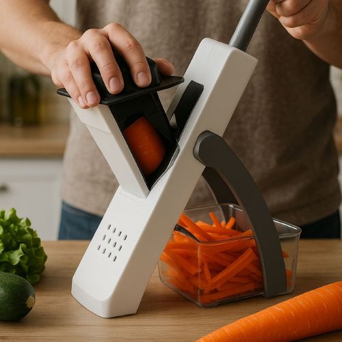 Mandolina Vertical Slicer PRO – Corta y Ralla en Segundos