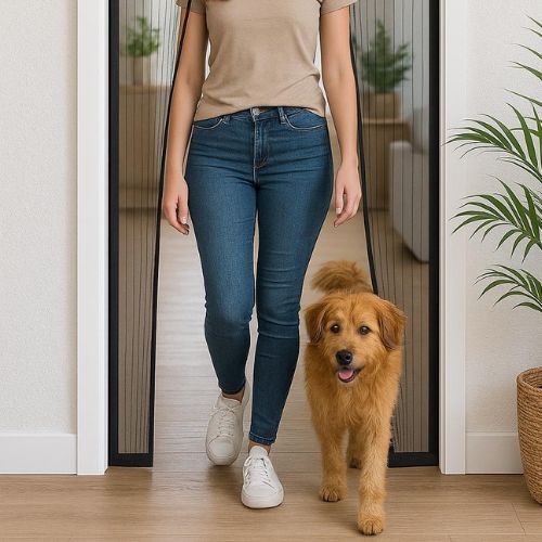 Cortina Mosquitera Magnética – Protege tu hogar sin esfuerzo