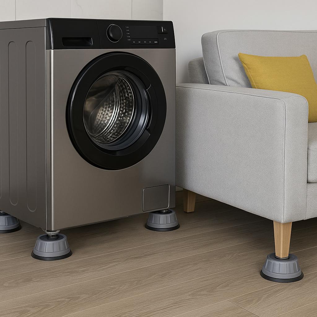 Almohadillas Amortiguadoras para Lavadora – Reduce el Ruido y las Vibraciones