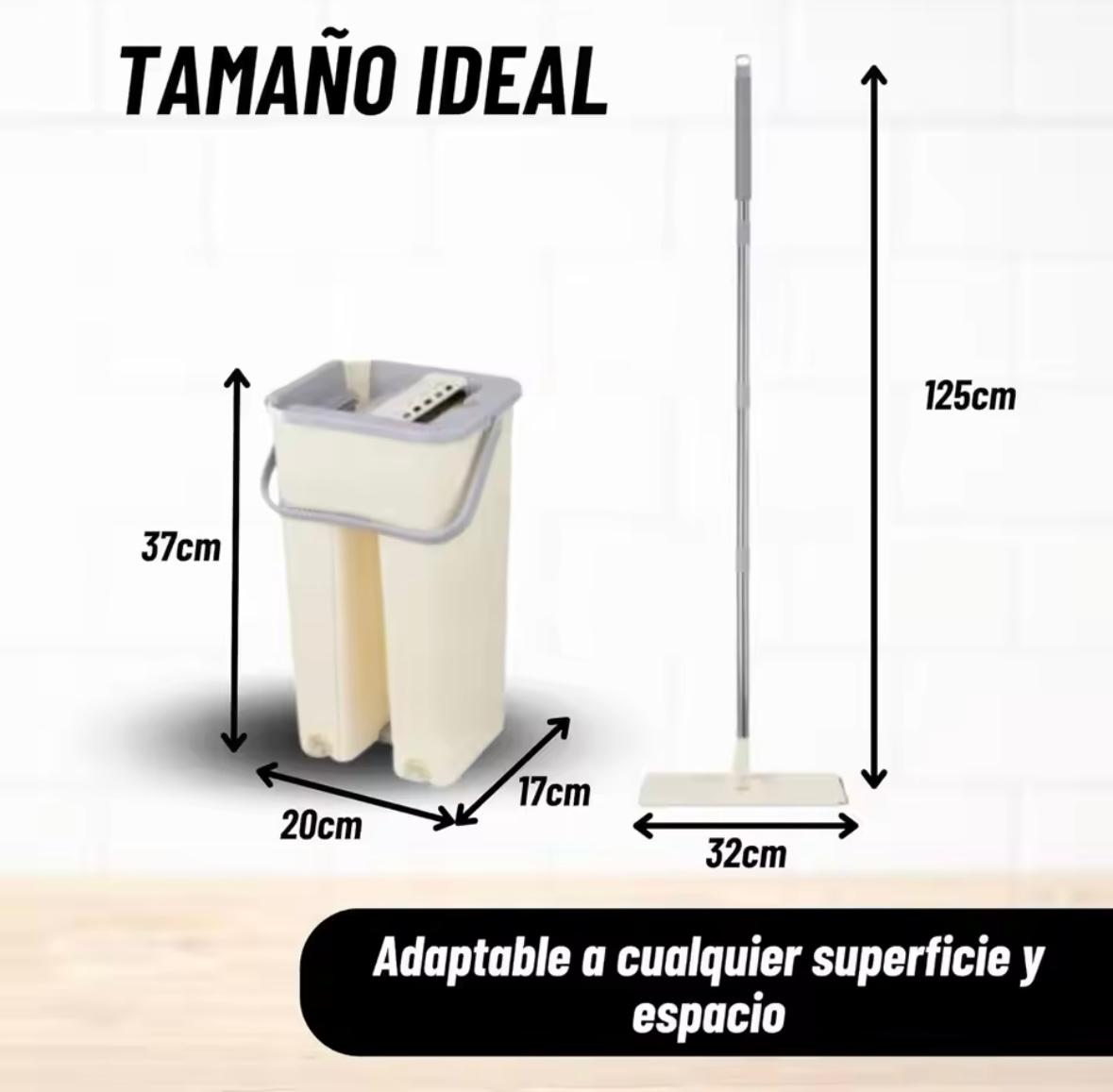 Mopa con Cubo Escurridor – Limpieza sin esfuerzo y sin ensuciarte las manos