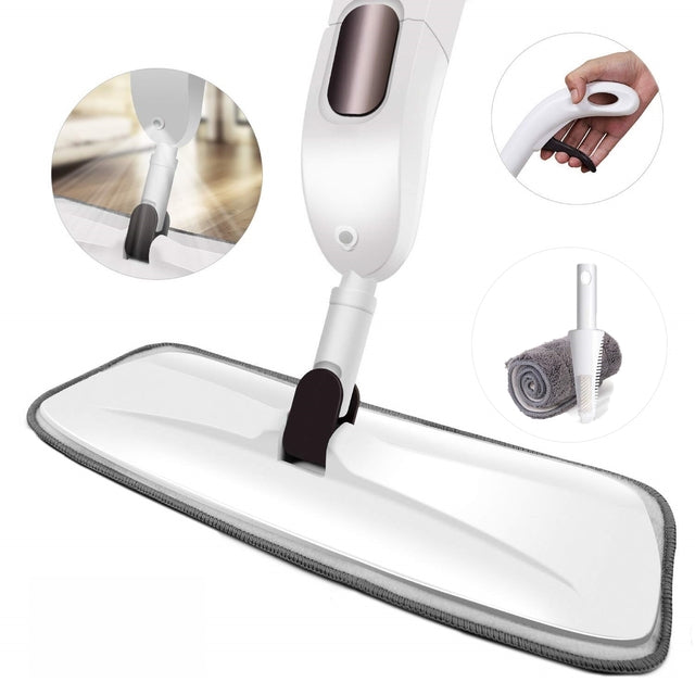 Mopa con Spray – Limpieza rápida y sin esfuerzo